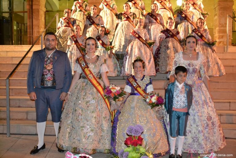 Elección Falleras Mayores de Dénia 2019 - Cargos falla Baix la Mar 2019