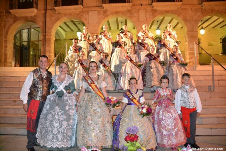 Elección Falleras Mayores de Dénia 2019 - Cargos falla Les Roques 2019