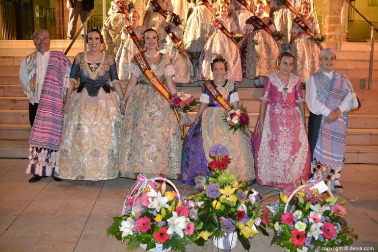 Elección Falleras Mayores de Dénia 2019 - Cargos falla Campaments 2019