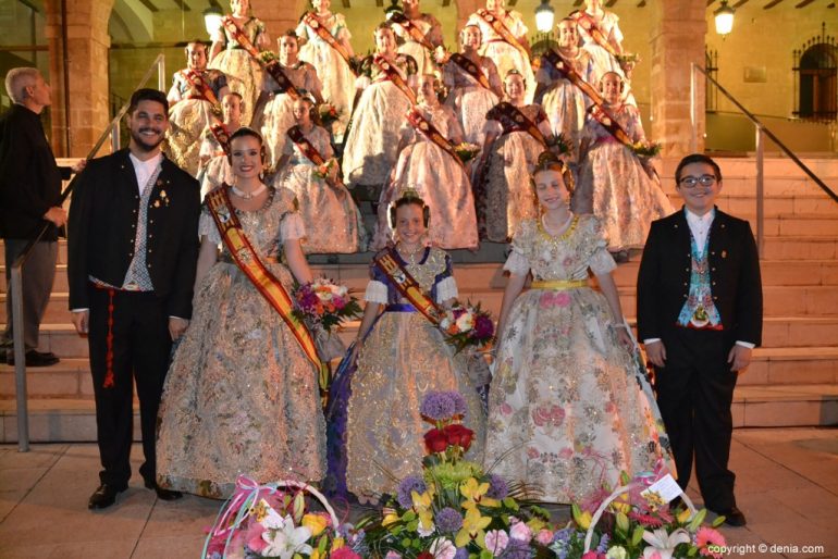 Elección Falleras Mayores de Dénia 2019 - Cargos falla Diana 2019