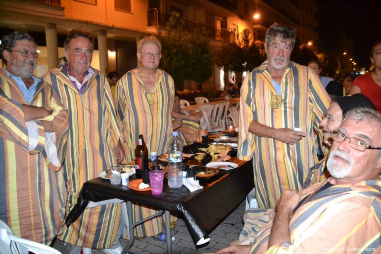 Cena de acampada Moros y Cristianos Dénia 2018 - Walies