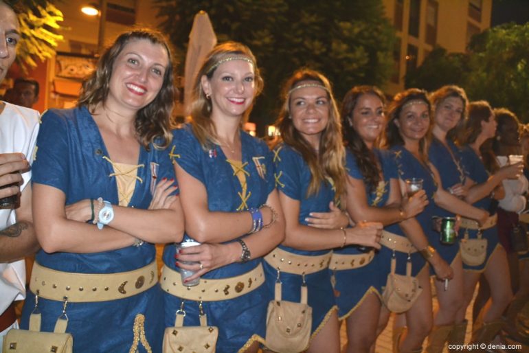 Cena de acampada Moros y Cristianos Dénia 2018 - Almogàvers