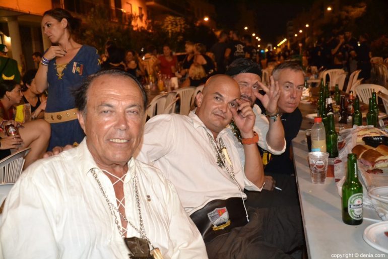 Cena de acampada Moros y Cristianos Dénia 2018 - Marins Corsaris