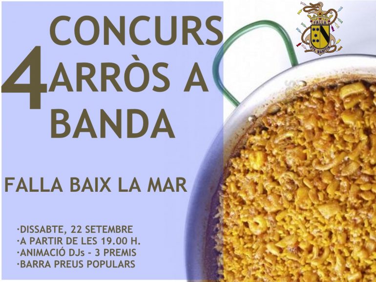 4º Concurso de Arroz a Banda Falla Baix la Mar