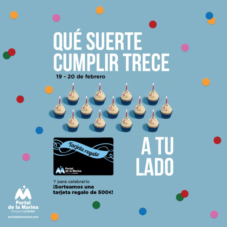 Trece aniversario de Portal de la Marina