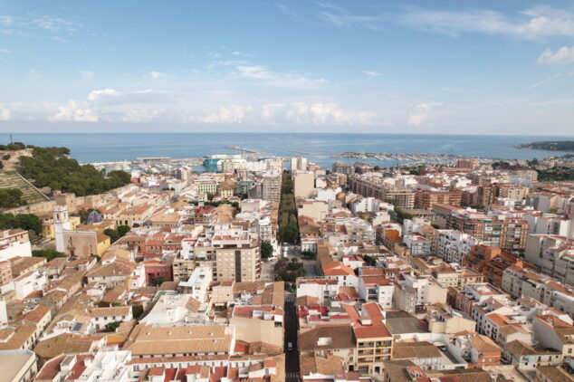 Imagen: Edificios del centro de Dénia