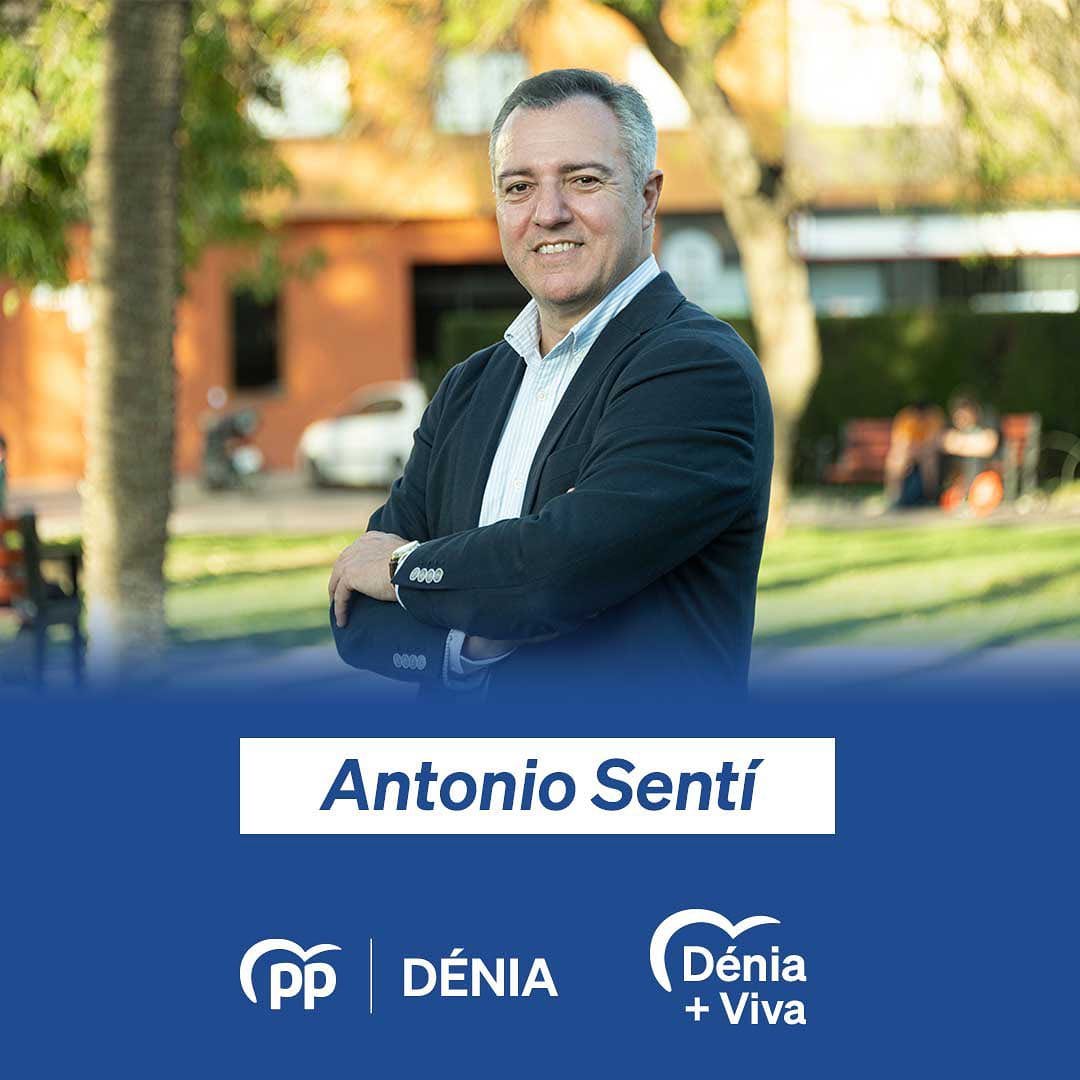 Antonio Sentí, número 15 del PP Dénia