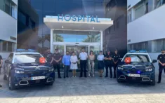 hcb denia cardioprotege la ciudad con la policia nacional