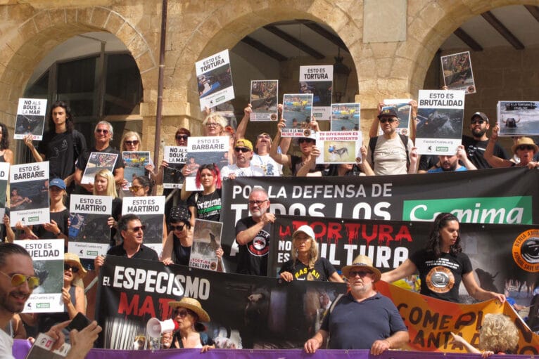 Manifestación contra los Bous a la Mar en Dénia 12