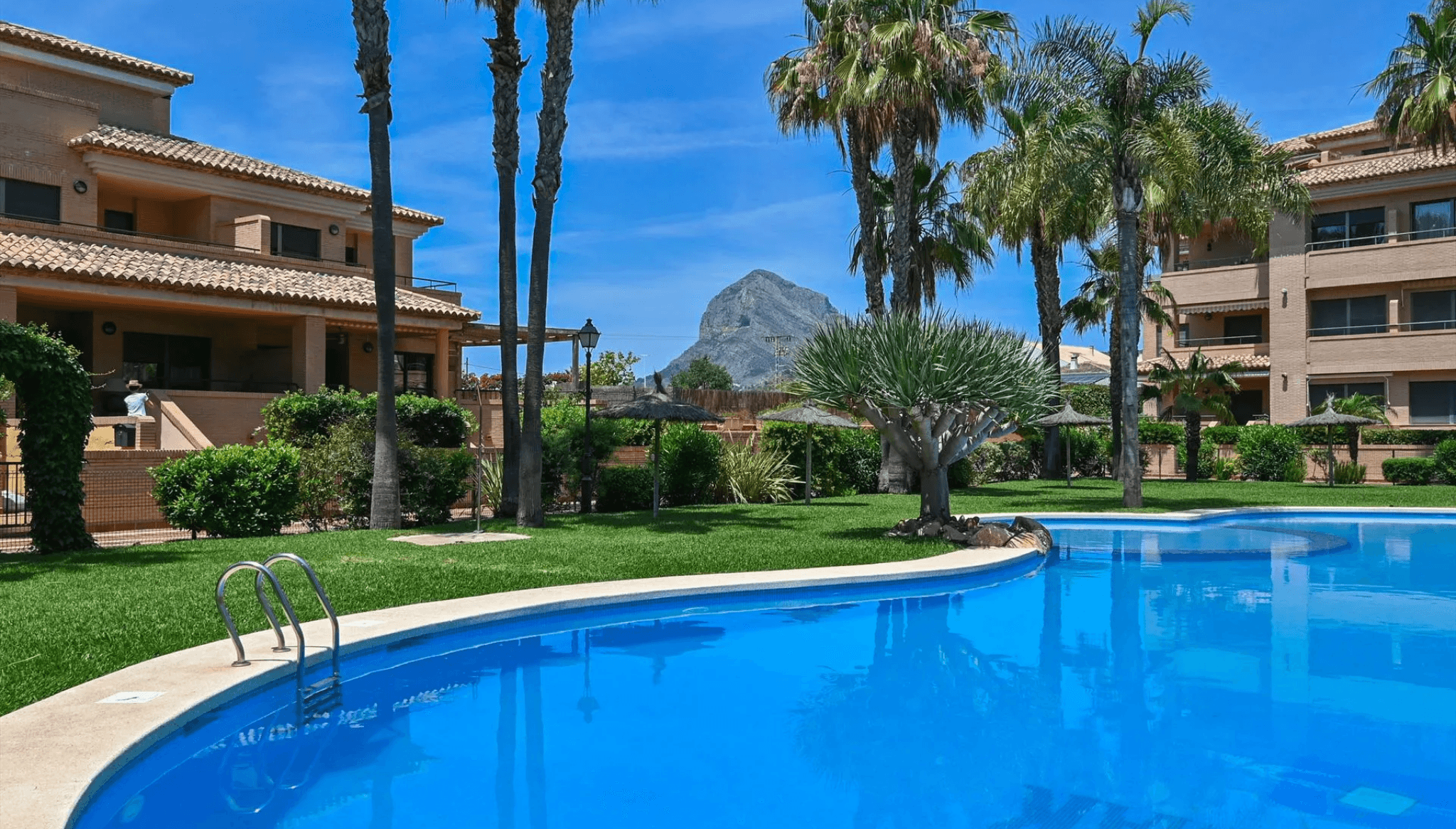 Piscina para refrescarse en verano