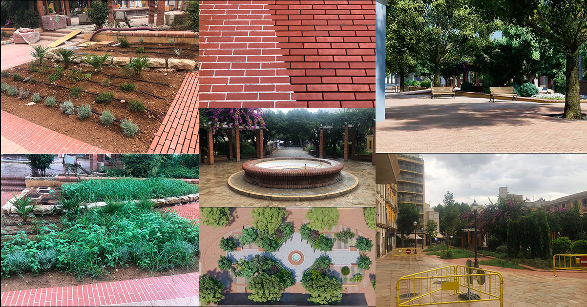 Estado de la Glorieta de Dénia en su reapertura