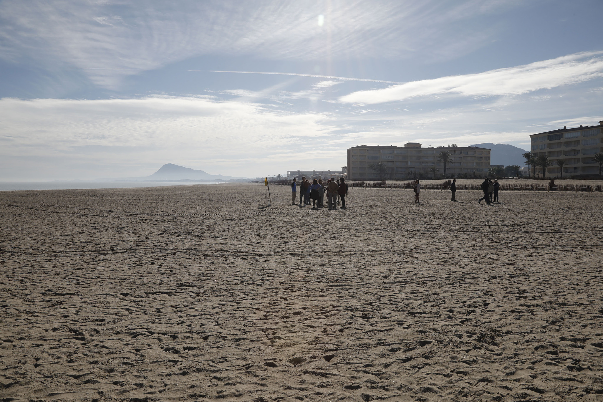 Regeneración de la playa de Les Deveses