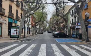 el centro de denia sin un alma por el confinamiento