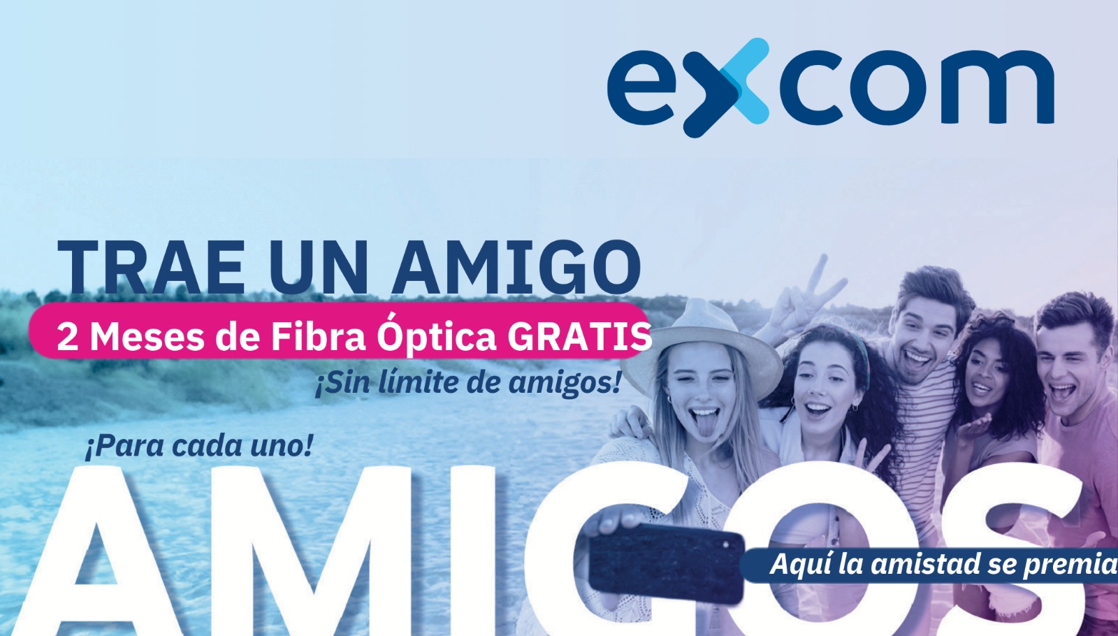 Promo Amigo ofrece fibra óptica gratuita para todos