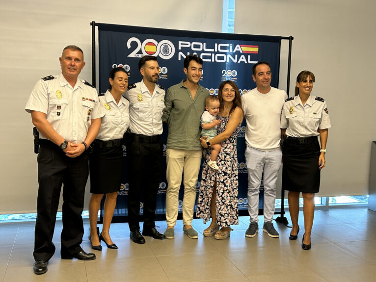 Presentación de la carrera solidaria Ruta 091 con el pequeño Luca