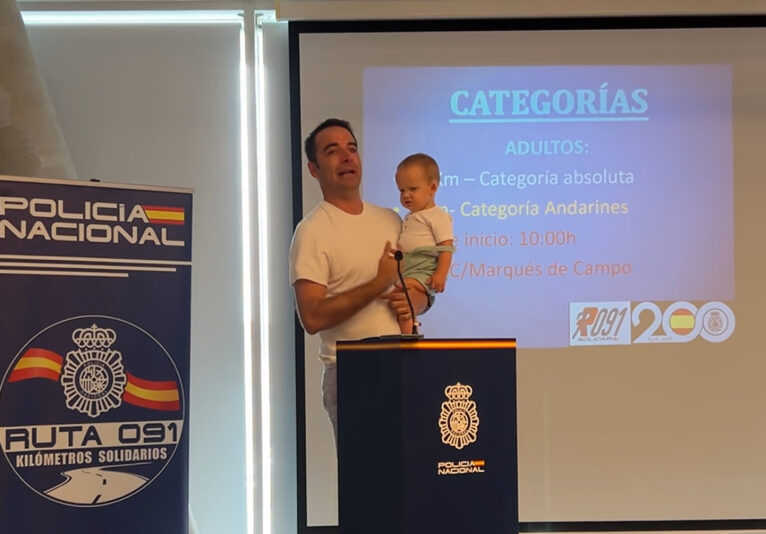 Roberto y Luca en la presentación