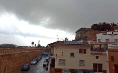 nubes sobre denia