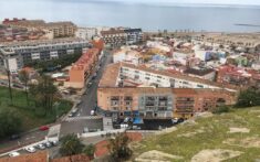 barrio de baix la mar desde el castillo de denia