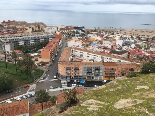 Imagen: Barrio de Baix la Mar desde el castillo de Dénia