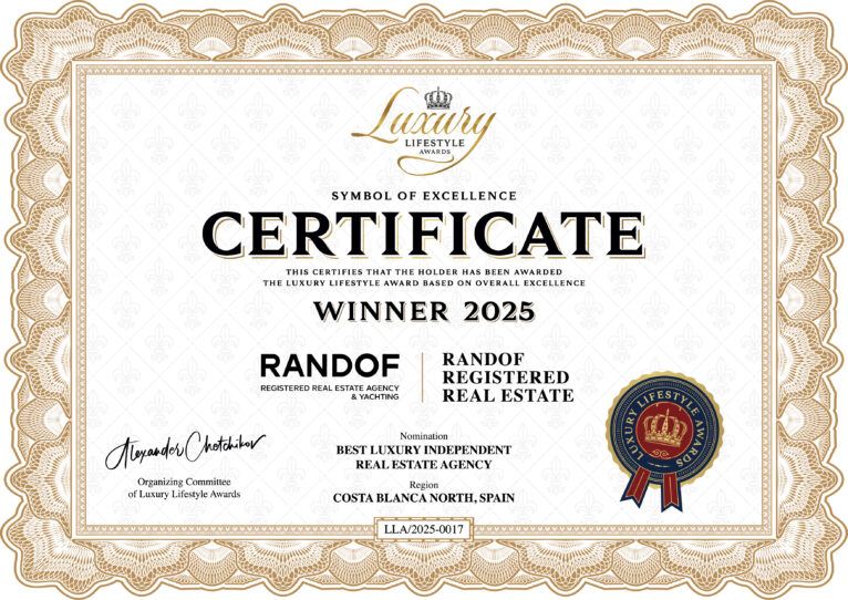 Digital Certificate Randof Real Estate