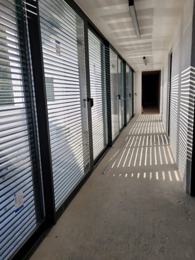 Imagen: Pasillo del interior de Torrecremada