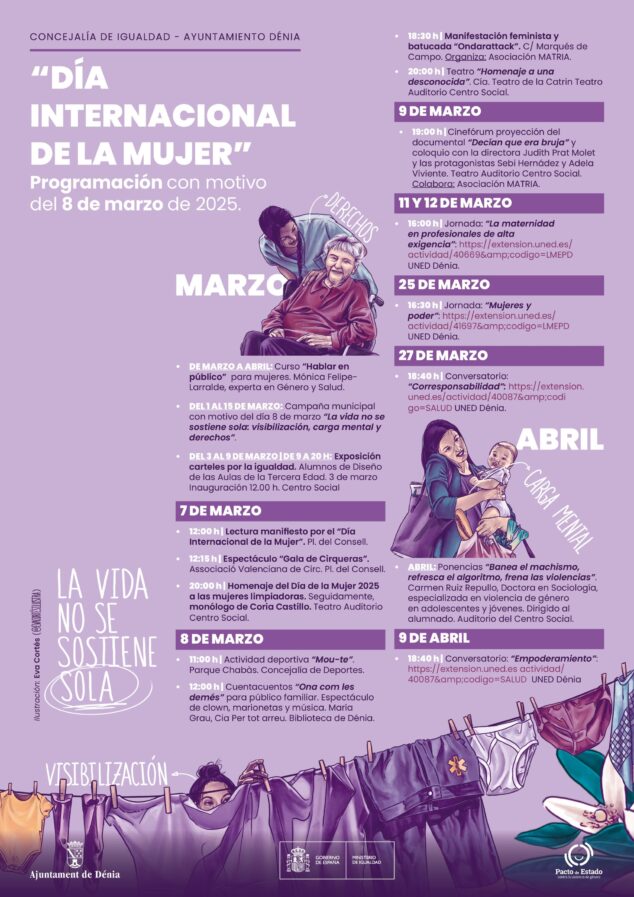 Imagen: Programa del Día de la Mujer