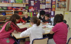 aula de un colegio de la marina alta