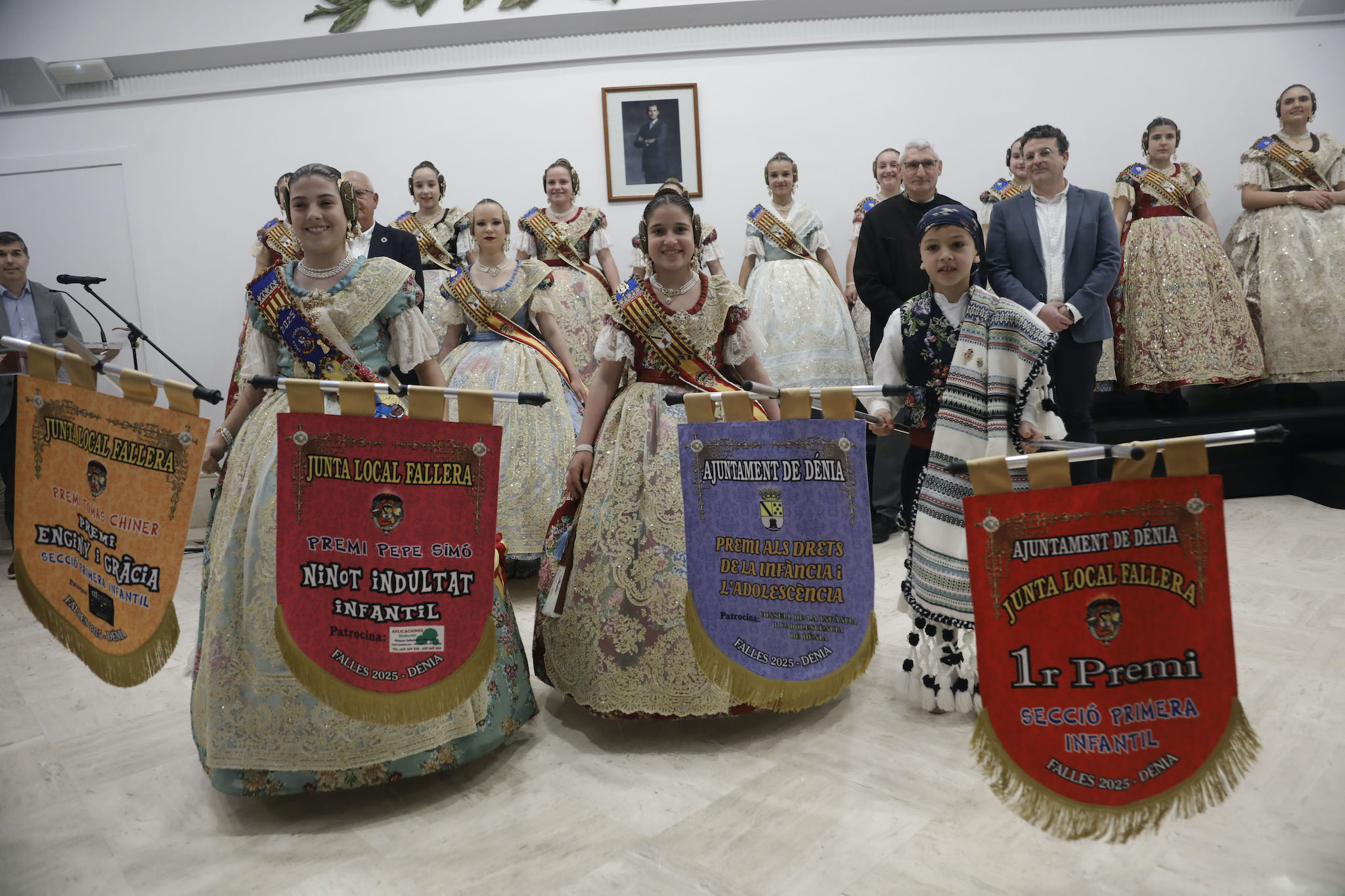 Entrega de premios infantiles de las Fallas de Dénia 2025 26